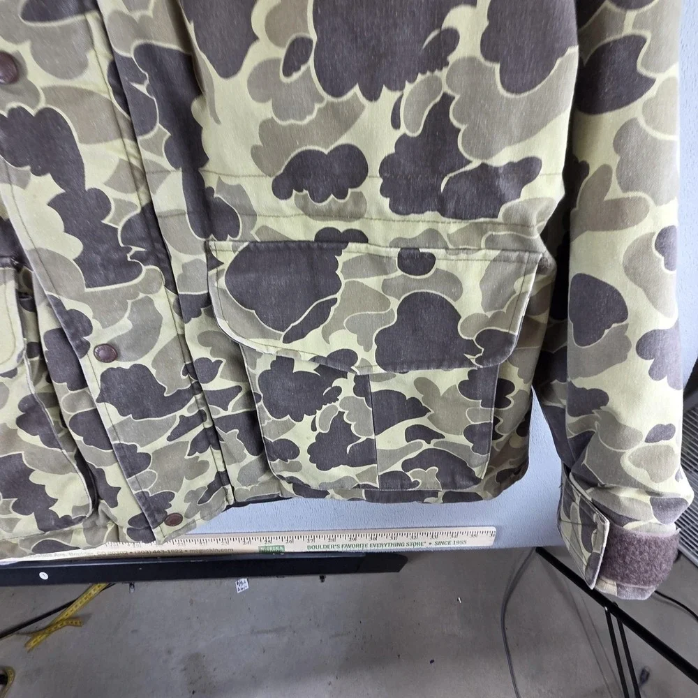 Vintage Cabela's Jacket Mens 2XL Camo Northern Flight Insulated Hunting Army